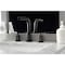 Kingston Brass FSC8950SVL Widespread Bathroom Faucet with Brass Pop-Up, Matte Black FSC8950SVL - alternate 3